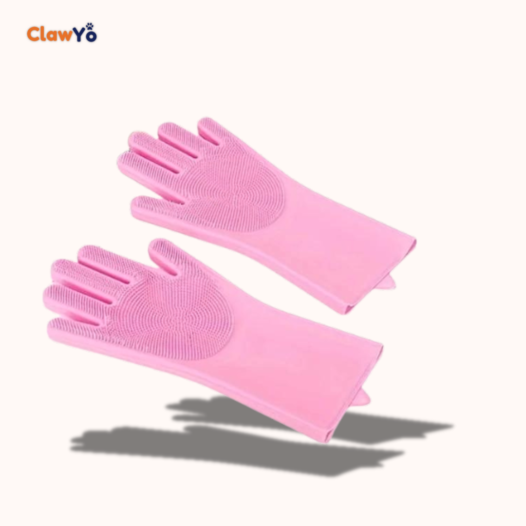 Pet Grooming & Cleaning Gloves – Efficient Bathing and Hair Removal
