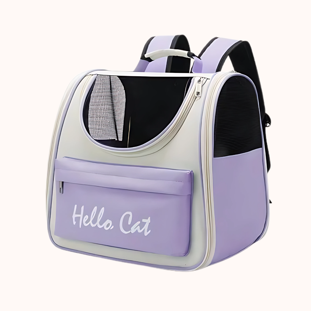 Windproof Cat Carrier Backpack – Perfect for Outdoor Travel with Cats & Small Dogs