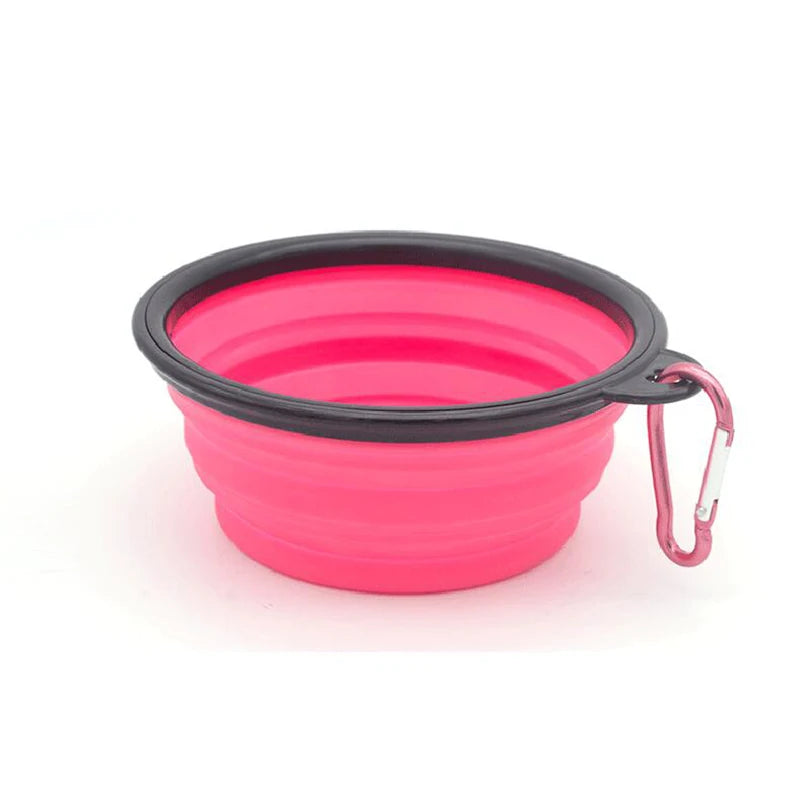 Fold-A-Bowl Travel Pet Feeder