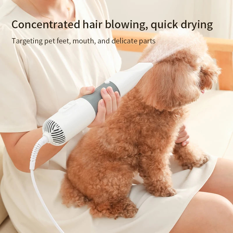 3-in-1 Pet Hair Dryer & Grooming Brush