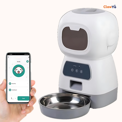 Smart Automatic Pet Feeder with WiFi & Voice Control