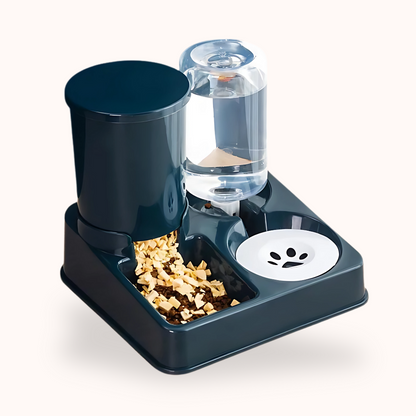 2-in-1 Automatic Cat Feeder & Water Dispenser