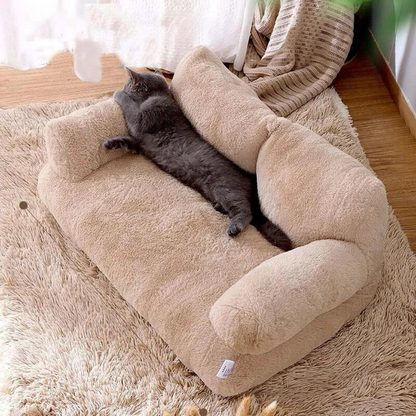 Plush Pet Bed – Cozy Comfort for Cats and Small Dogs