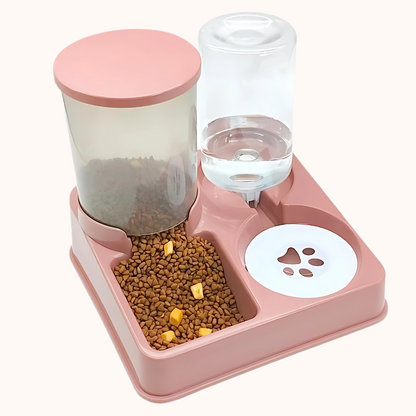 2-in-1 Automatic Cat Feeder & Water Dispenser