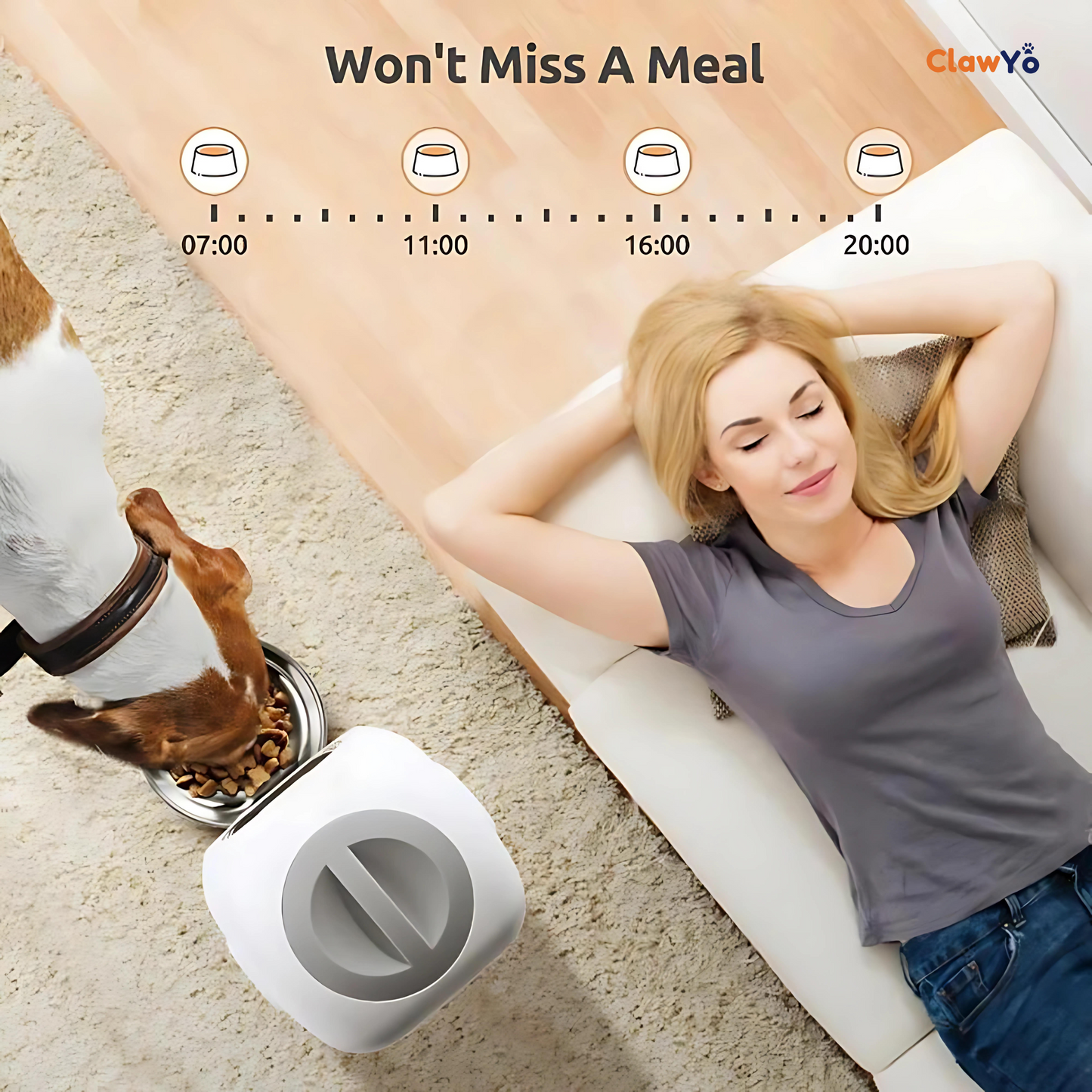 Smart Automatic Pet Feeder with WiFi & Voice Control