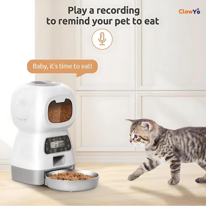 Smart Automatic Pet Feeder with WiFi & Voice Control