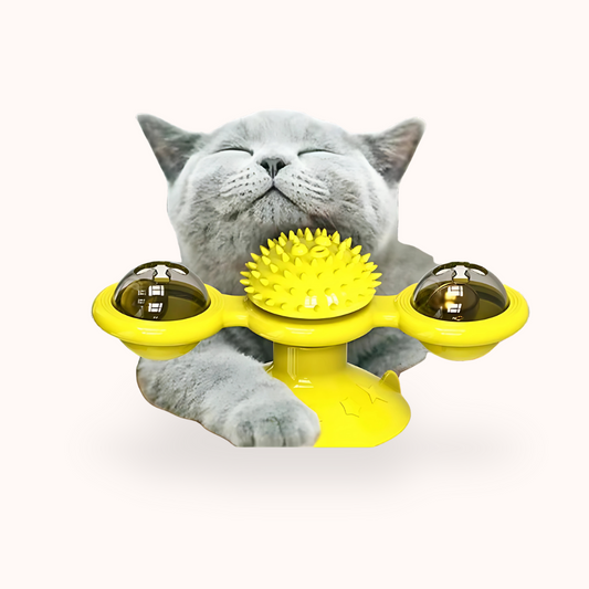 Windmill Cat Toy – Interactive Fun and Dental Care for Cats