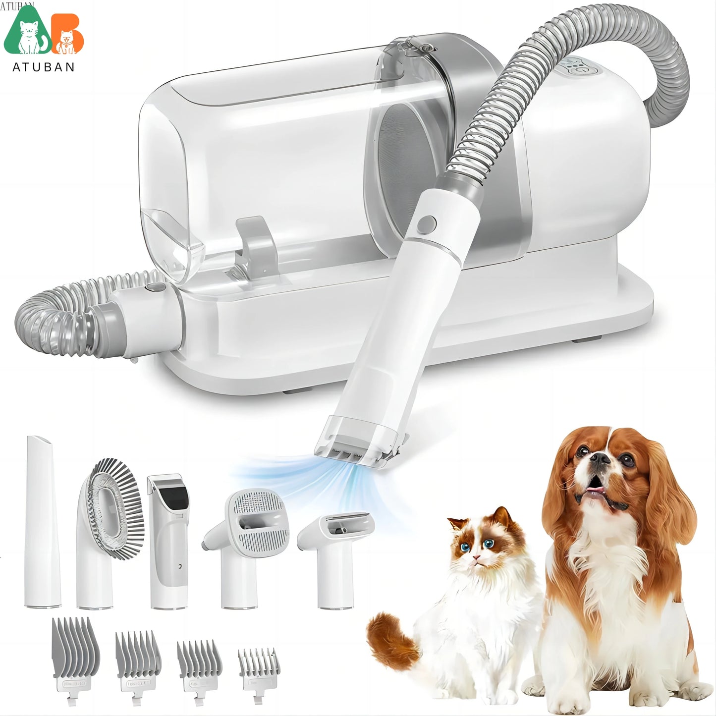 Professional Pet Grooming Vacuum Kit