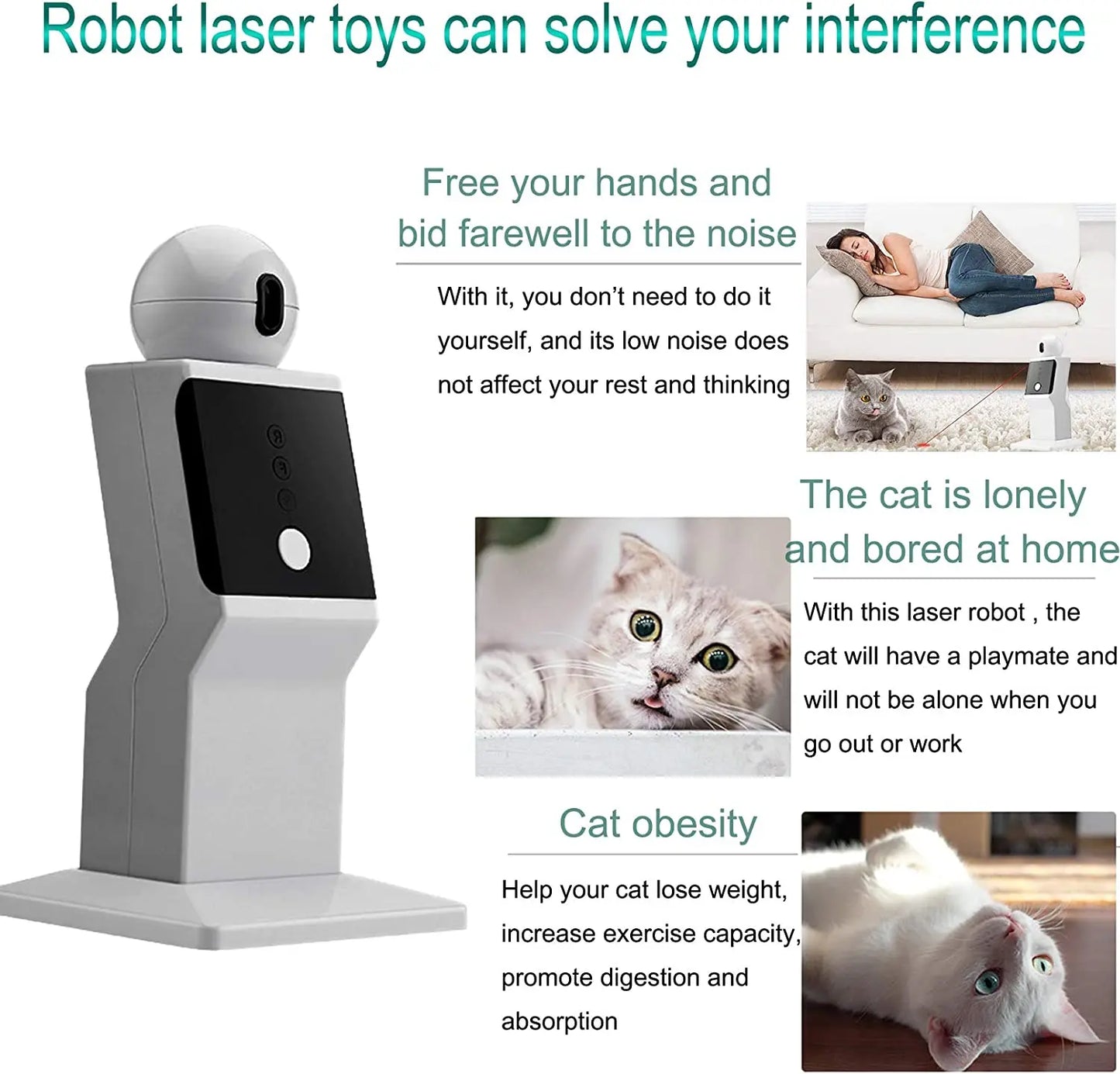 Random Moving Cat Laser Toy