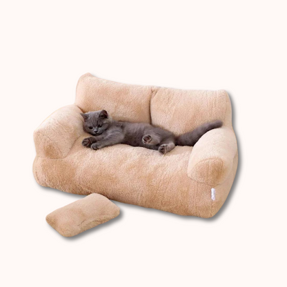 Plush Pet Bed – Cozy Comfort for Cats and Small Dogs